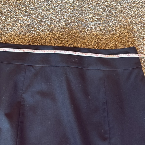 Banana Republic Suit Skirt Wool Fully Lined Black Side Zipper Size 2P - Picture 7 of 7